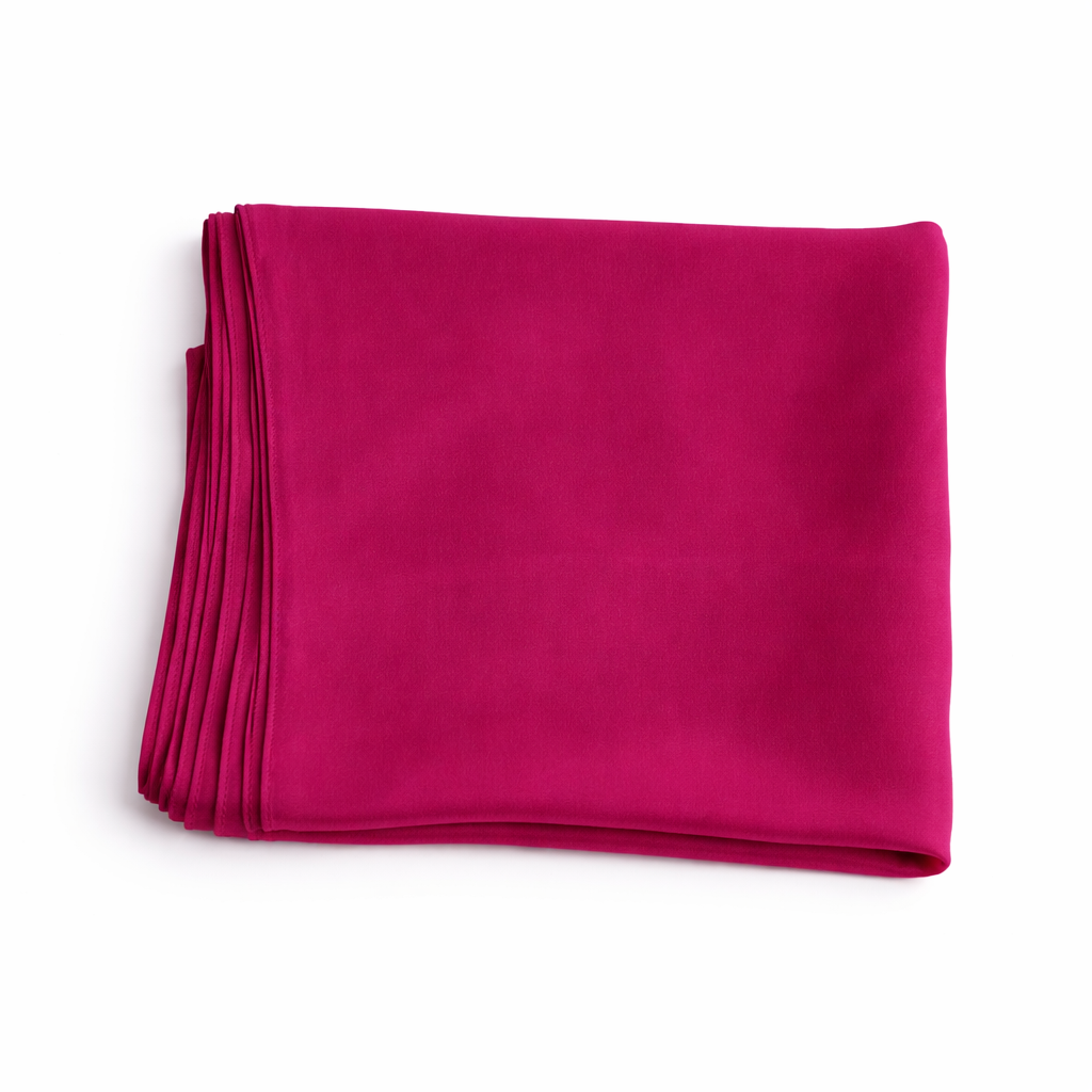 Raspberry Red | Silk Georgette