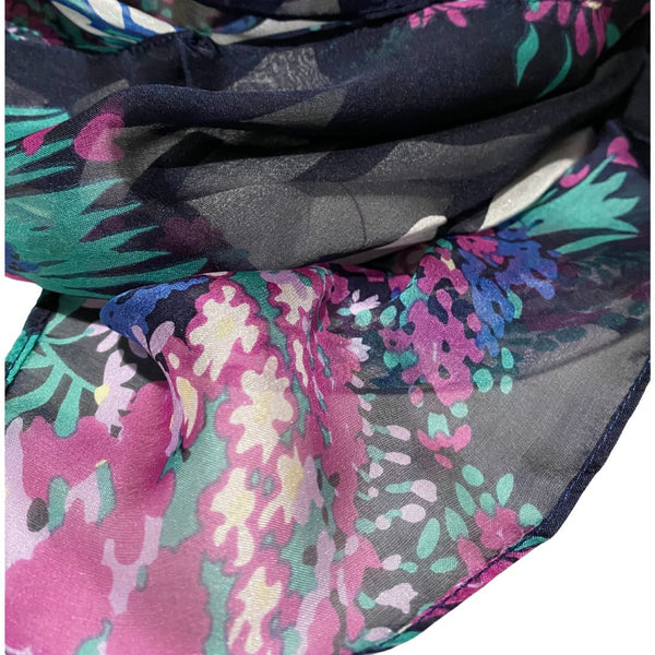 Vibrant Bloom | Silk Chiffon