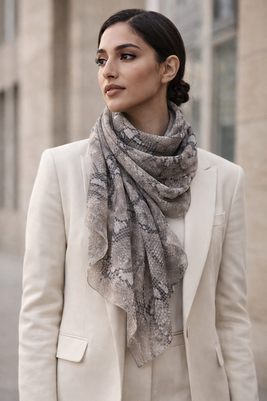 Pumice Python | Silk Chiffon