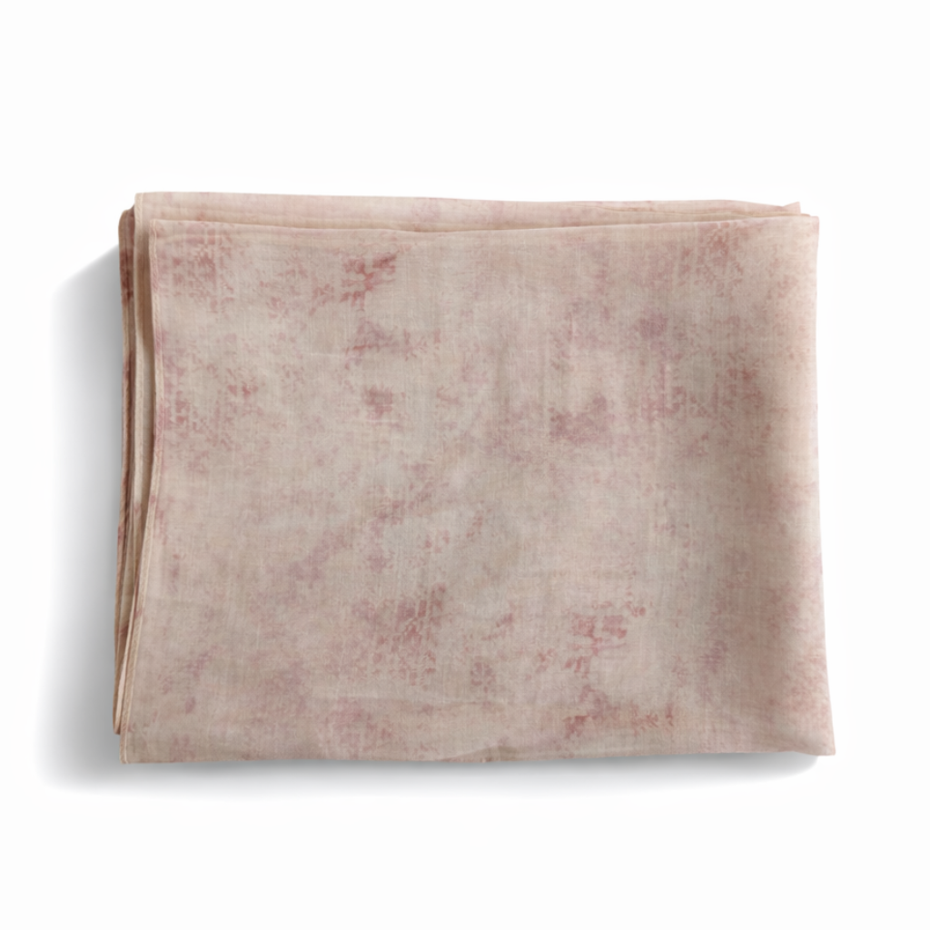 Misty Peach | Silk Chiffon