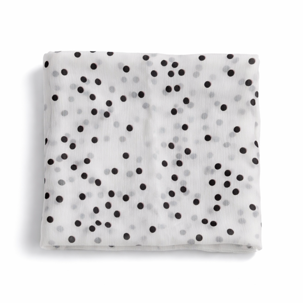 Polka Dots Pink | Silk Chiffon