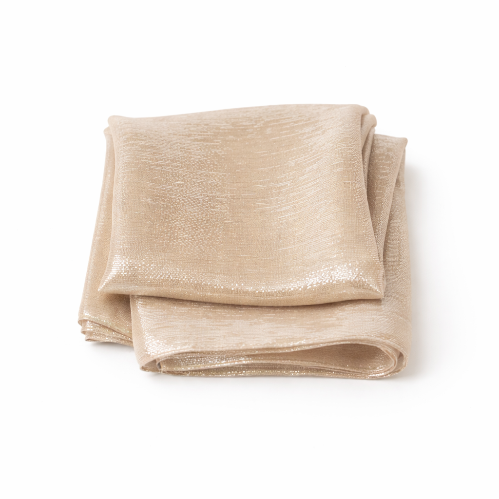 Nude Shimmer | Silk Chiffon