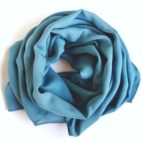 Ocean | Silk Georgette