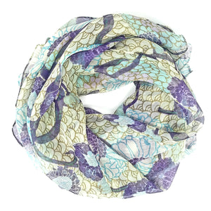Mosaic Hydrangea | Silk Chiffon