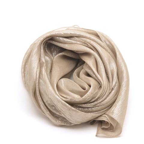 Nude Shimmer | Silk Chiffon