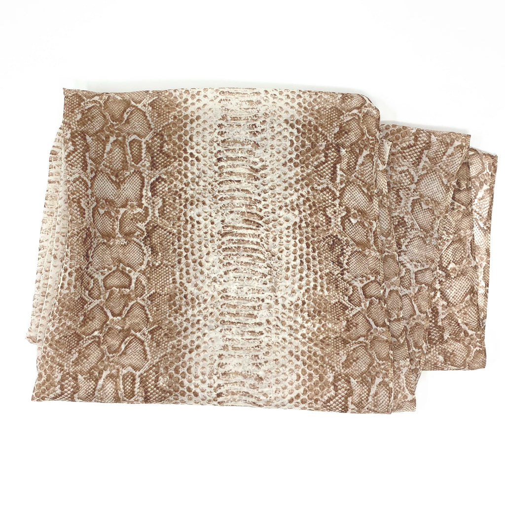 Snakeskin Print | Silk Chiffon