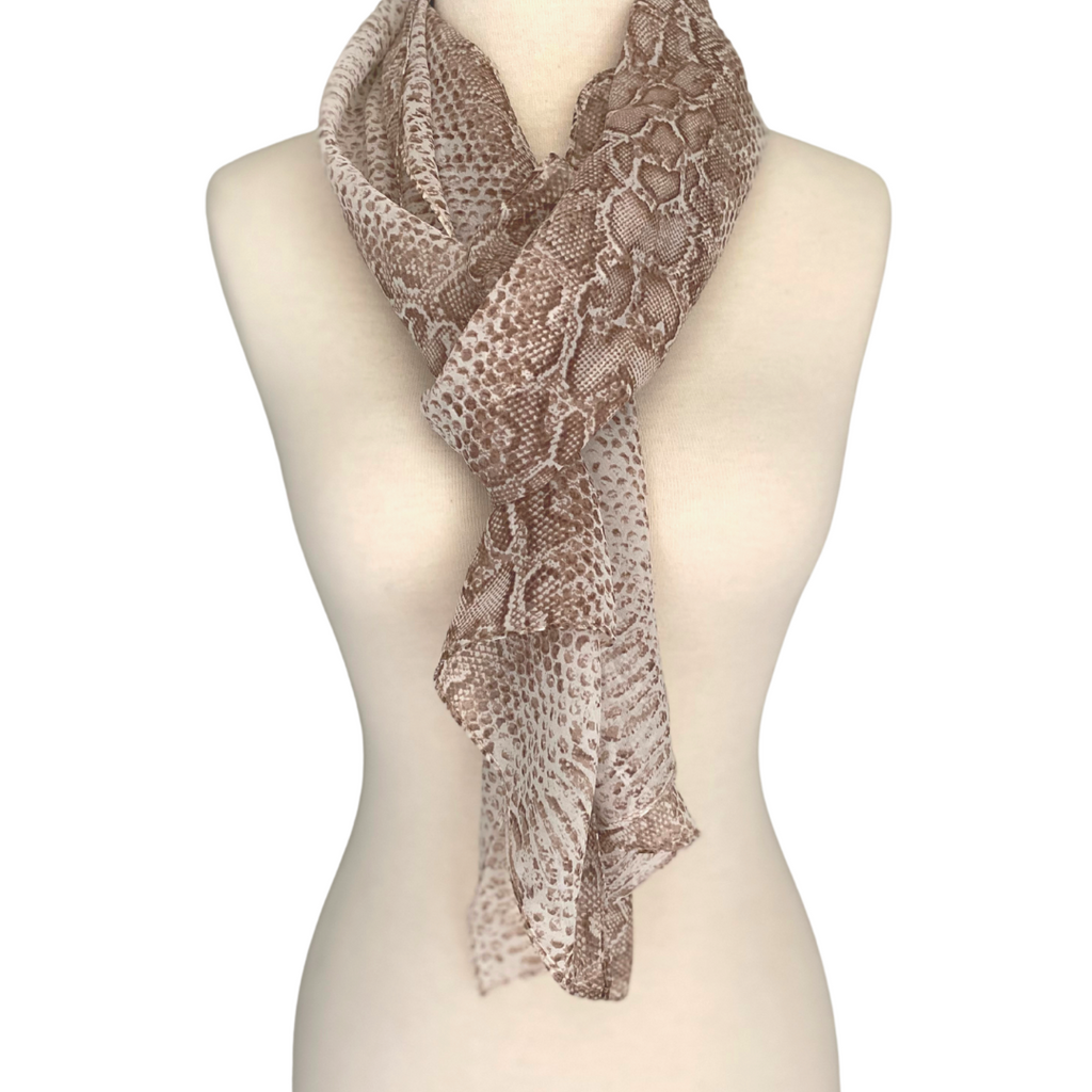 Snakeskin Print | Silk Chiffon