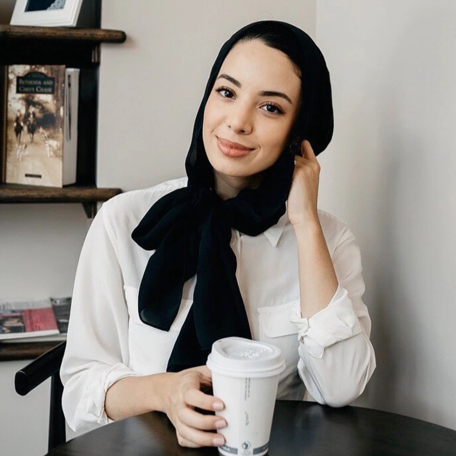 Black | Silk Georgette