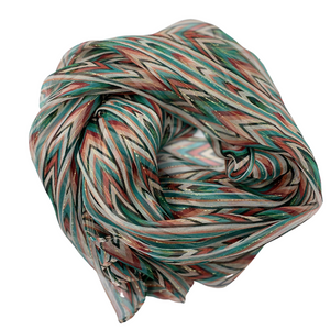 Chevron Shimmer | Silk Chiffon