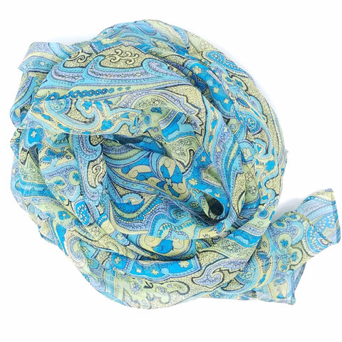Tropical Paisley  | Silk Chiffon