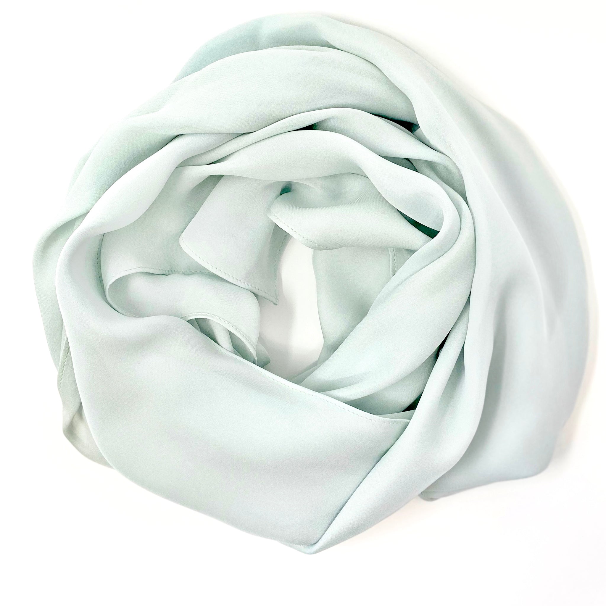 Light Seafoam | Silk Georgette