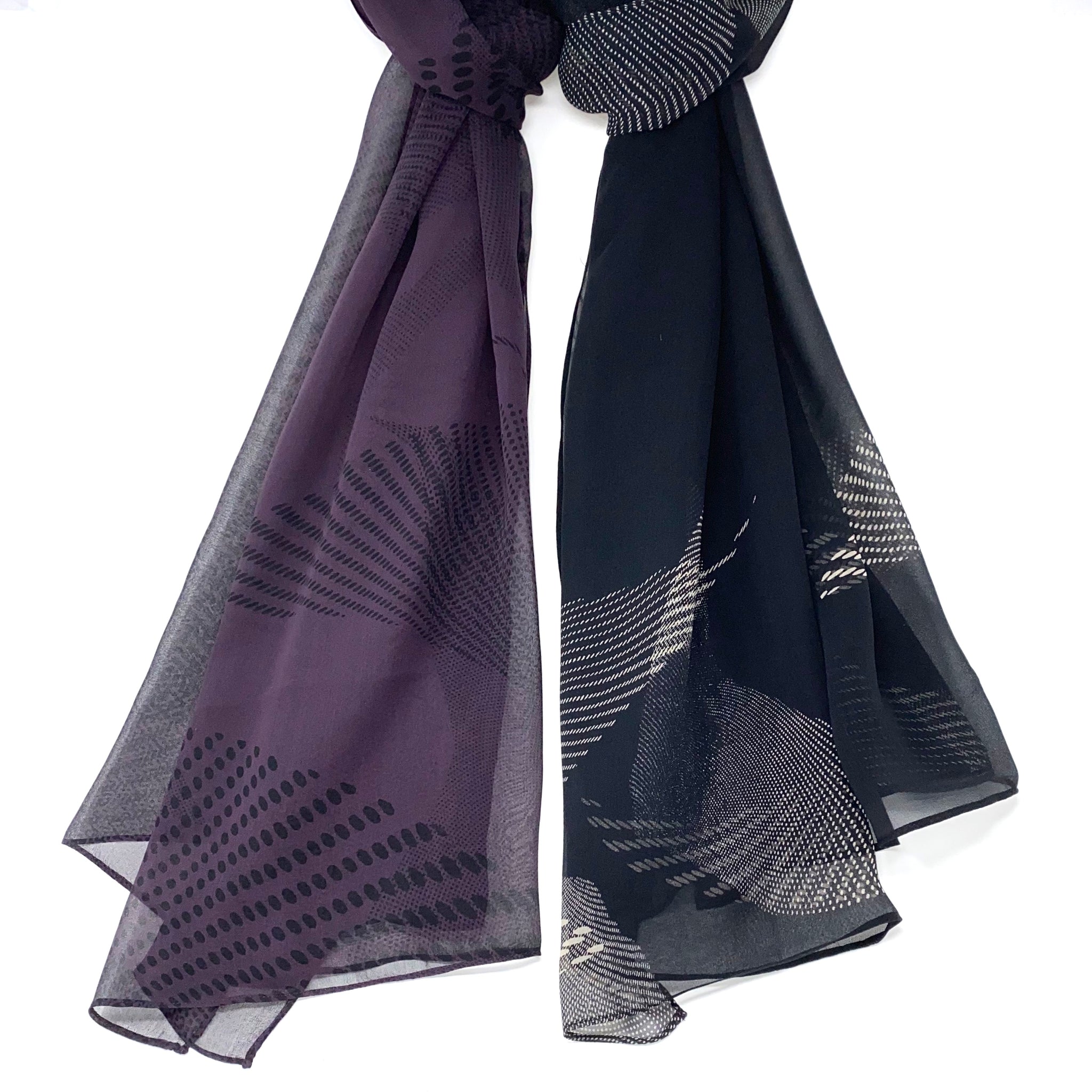 Eggplant Anastasia  | Silk Chiffon